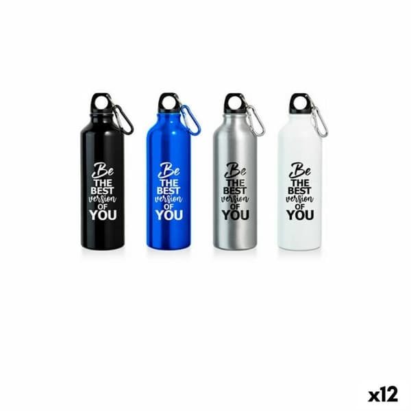 Flaske Bewinner Aluminium 750 ml 0,75 L 7,5 x 24 cm (12 enheder)