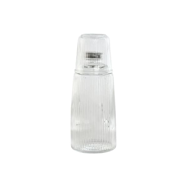 Vesipullo Home ESPRIT Läpinäkyvä Kristalli 240 ml 1 L