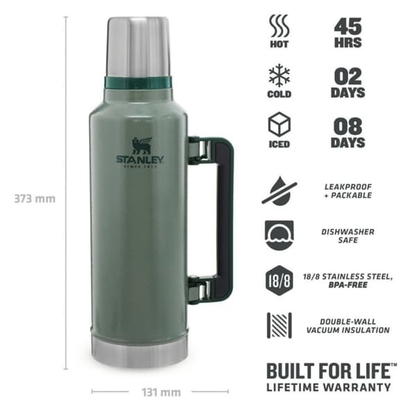 Termokande Stanley 10-07934-003 Grøn Rustfrit stål 1,9 L