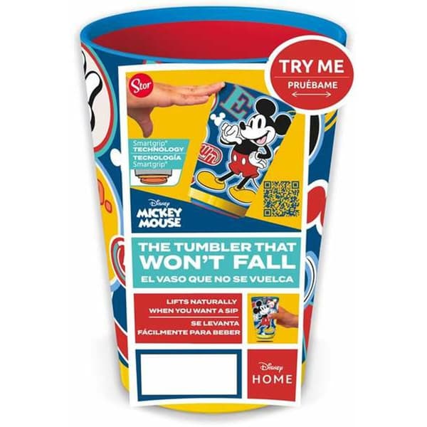 Glas Mickey Mouse Cool Stuff 470 ml Plast