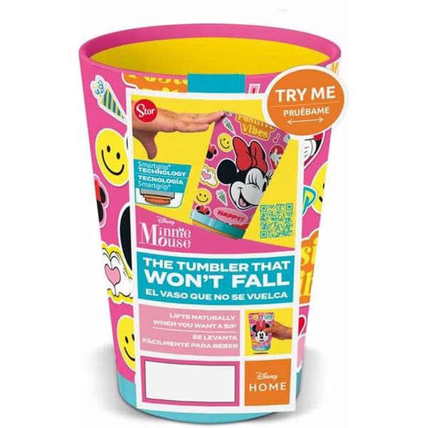 Lasi Minnie Mouse Flower Power 470 ml Muovinen