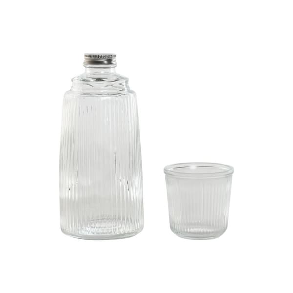 Varmeflaske Home ESPRIT Gjennomsiktig Krystall 240 ml 1 L
