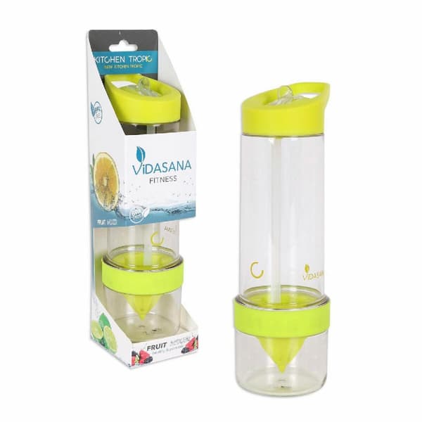 Flaske Kitchen Tropic Gul 7,5 x 24,5 cm Blandemaskine (2 enheder)