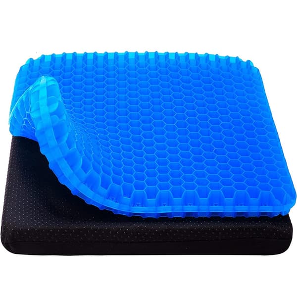 Herzberg HG-03220: Sittepute i gelé - blå