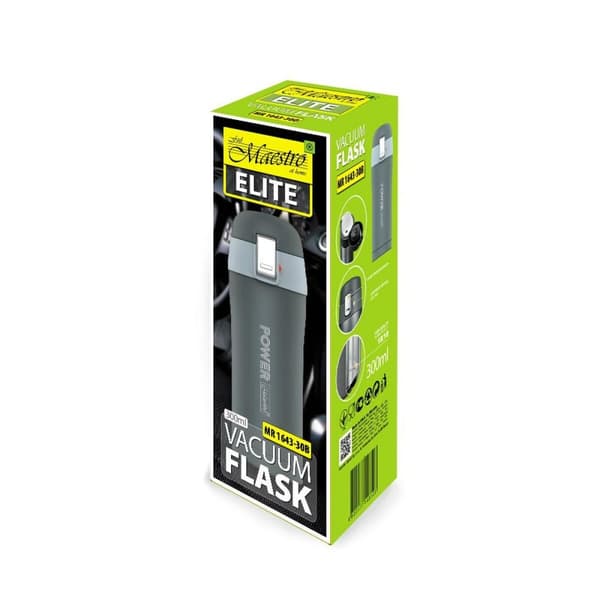 Termokande Feel Maestro MR-1643-30B Grå Rustfrit stål Naturgummi Plastik 300 ml