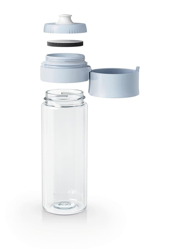 Brita Vital blå filterflaske med 2 skiver