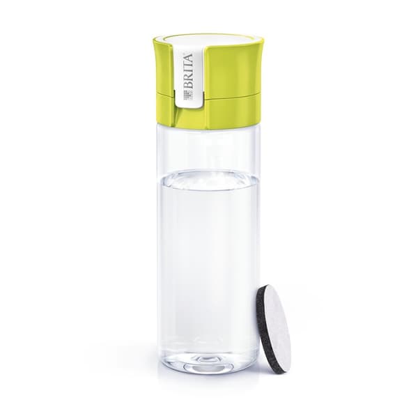Brita Fill&Go limegrön filterflaska +4filter