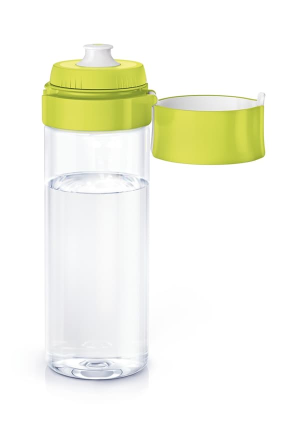 Brita Fill&Go limegrön filterflaska +4filter