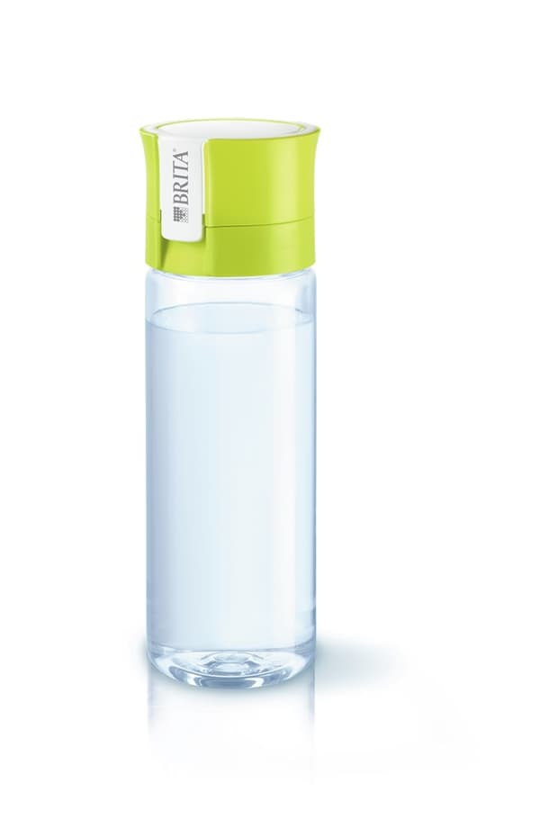 Brita Fill&Go limegrön filterflaska +4filter