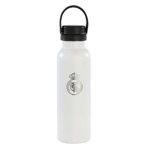 Termoflaske Real Madrid C.F. Hvid Grå Polyester Silikone Rustfrit stål