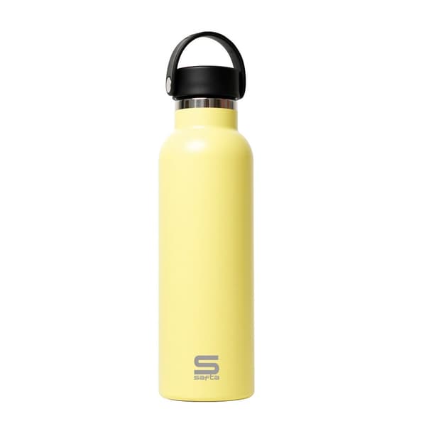 Termoflaskan Safta Limón Citron Silikon Rostfritt stål
