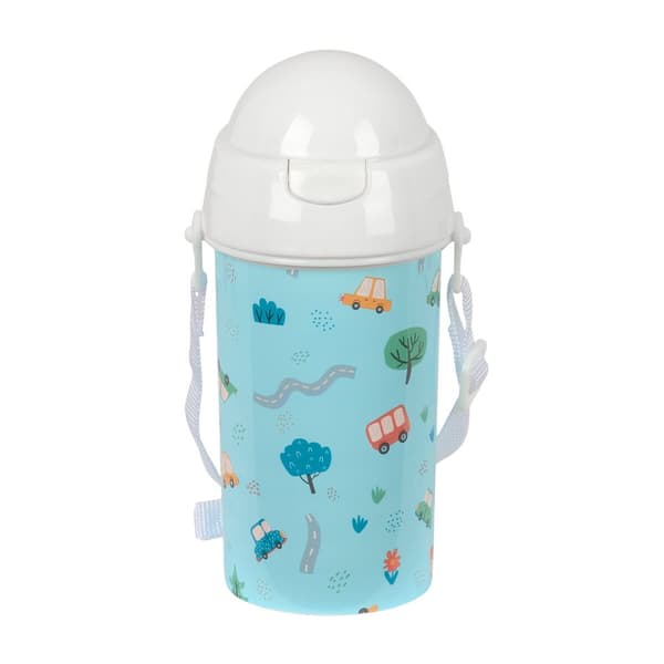 Vandflaske Safta Coches Blå PVC 500 ml