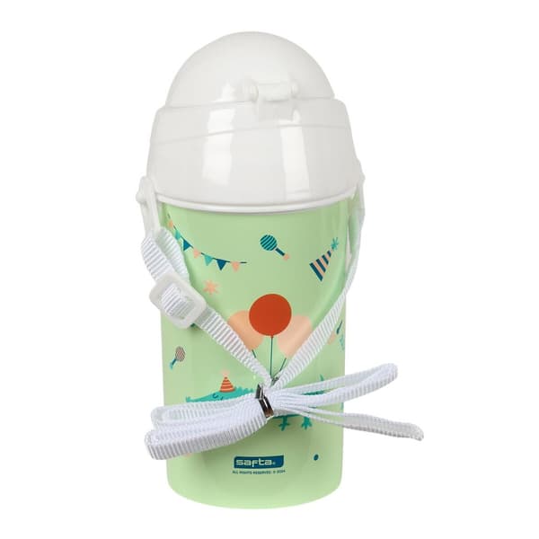 Vandflaske Safta Fiesta Grøn PVC 500 ml