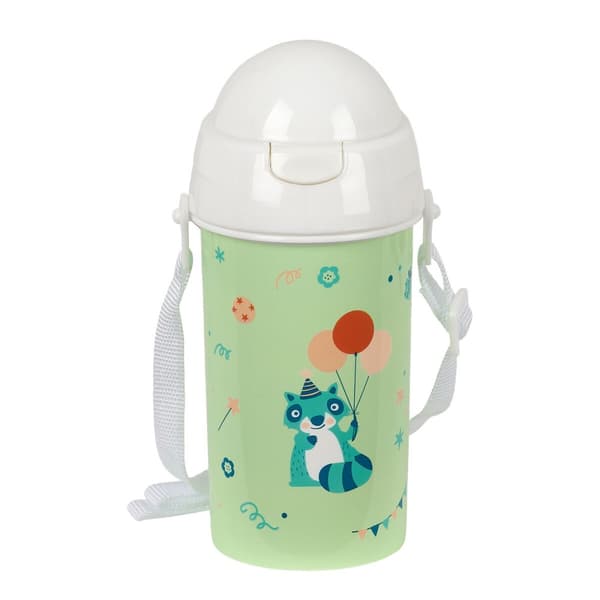 Vandflaske Safta Fiesta Grøn PVC 500 ml