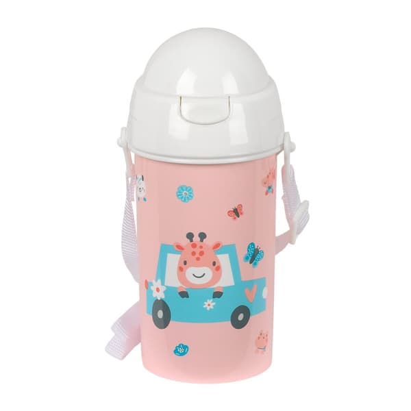 Vattenflaska Safta Jirafa Korall PVC 500 ml