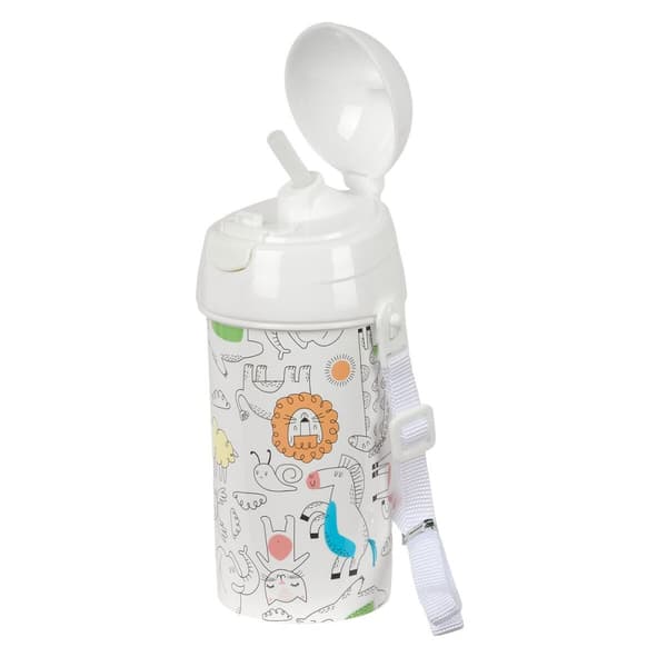 Vattenflaska Safta Zoo Beige PVC 500 ml