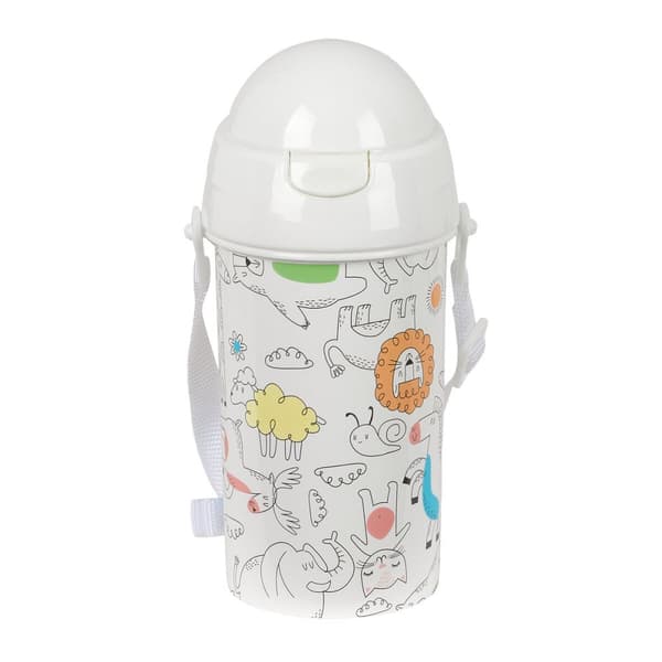 Vesipullo Safta Zoo Beige PVC 500 ml