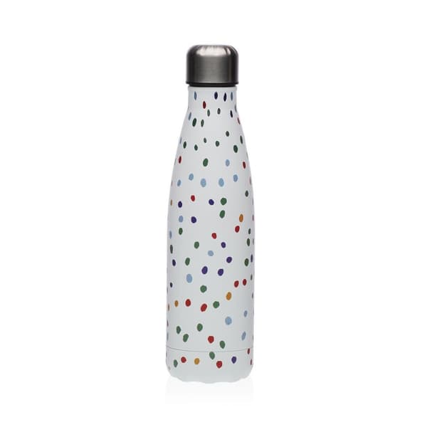 Vattenflaska Versa Dotty Stål 7 x 27 x 7 cm