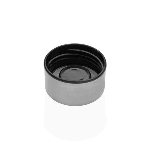 Vattenflaska Versa Grå Glas Aluminium 1 L 8,3 x 23,5 x 8,3 cm