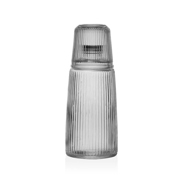 Vattenflaska Versa Glas Aluminium 10,3 x 26 x 10,3 cm