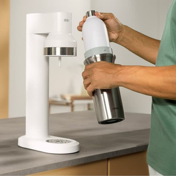 Termokande Brita 1046738 Hvid Sølvfarvet Rustfrit stål 500 ml