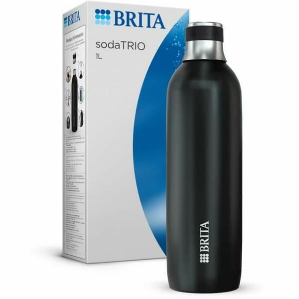 Termos Brita 1046734 Musta Hopeinen Ruostumaton teräs 1 L