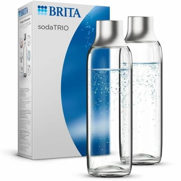 Termos Brita 1046733 Harmaa Läpinäkyvä Hopeinen Ruostumaton teräs 1 L (2 osaa)