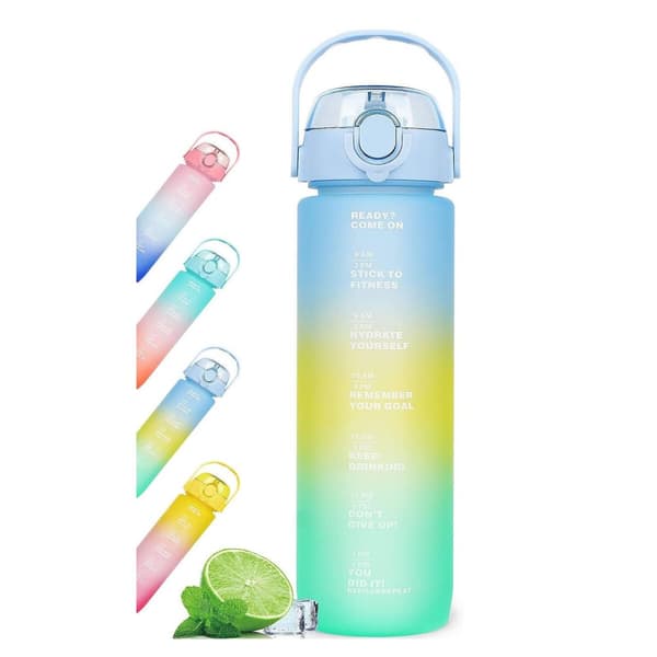 Vattenflaska Bewinner Multicolour 600 ml 7,5 X 20 CM (12 antal)