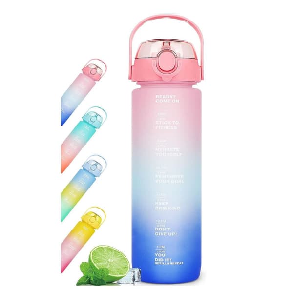 Vattenflaska Bewinner Multicolour 600 ml 7,5 X 20 CM (12 antal)