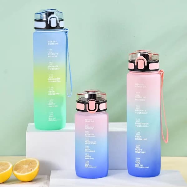 Vattenflaska Bewinner Multicolour 800 ml 7,5 x 23,5 cm (12 antal)