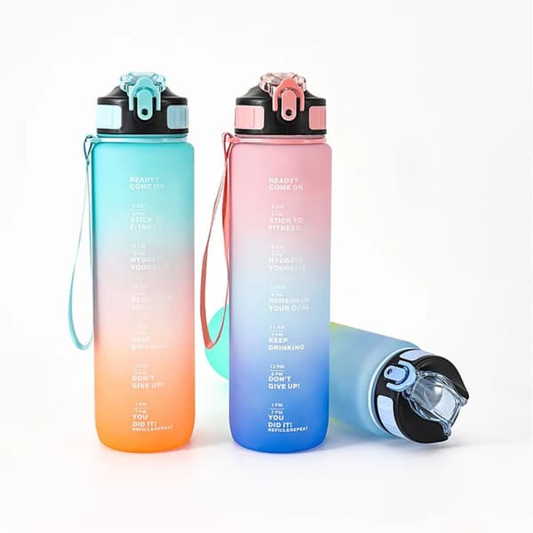 Vattenflaska Bewinner Multicolour 800 ml 7,5 x 23,5 cm (12 antal)