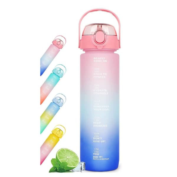 Vattenflaska Bewinner Multicolour 800 ml 7,3 x 7,3 x 23,5 (12 antal)