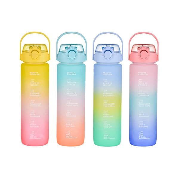 Vattenflaska Bewinner Multicolour 800 ml 7,3 x 7,3 x 23,5 (12 antal)