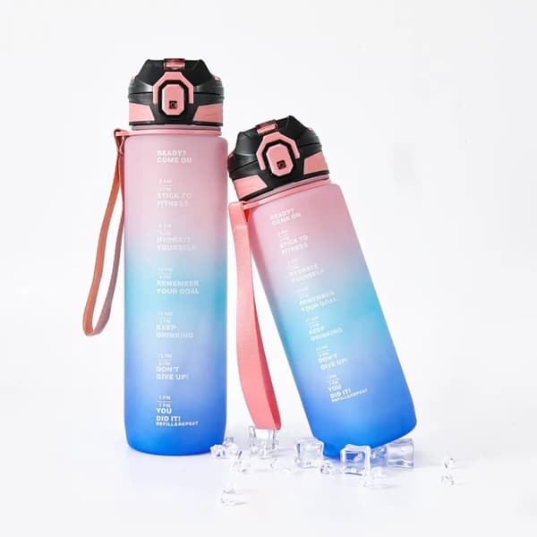 Vesipullo Bewinner Monivärinen 800 ml 7,5 x 23,5 cm (12 osaa)