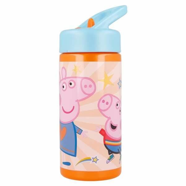 Vesipullo Peppa Pig Having Fun Vaaleanpunainen 410 ml Muovinen