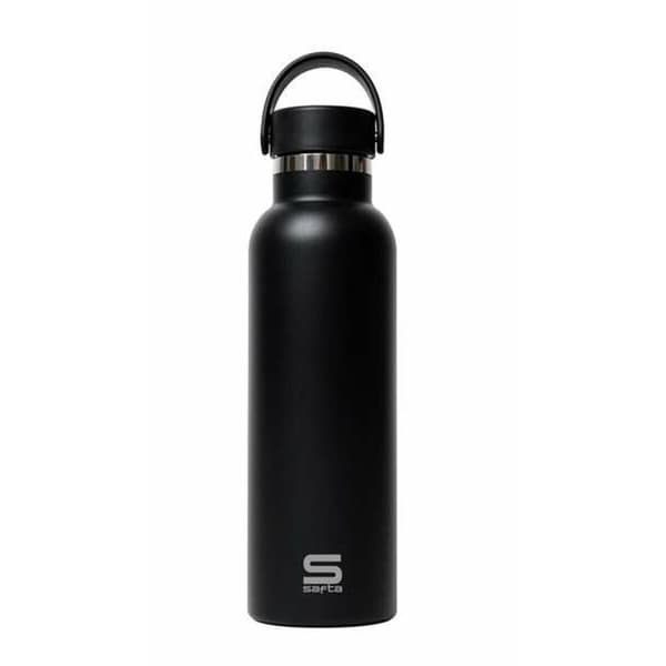 Termospullo Safta Musta 600 ml Ruostumaton teräs