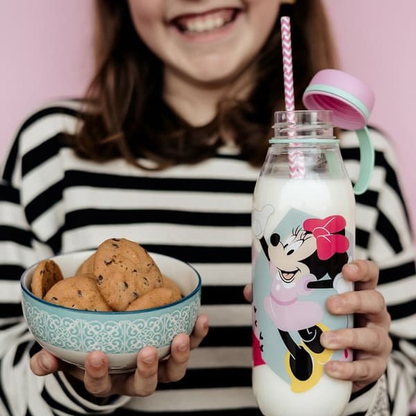 Vattenflaska Minnie Mouse CZ11359 460 ml Rosa Silikon