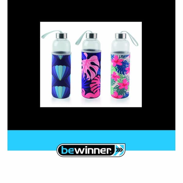 Vesipullo Bewinner Lasi 600 ml (24 osaa)