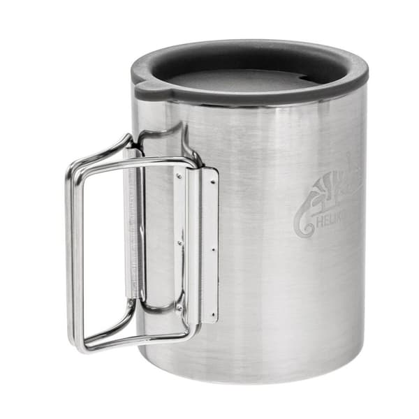 Termokande Helikon HE.TK-TK1-SS-15 Sort Sølvfarvet Rustfrit stål 250 ml