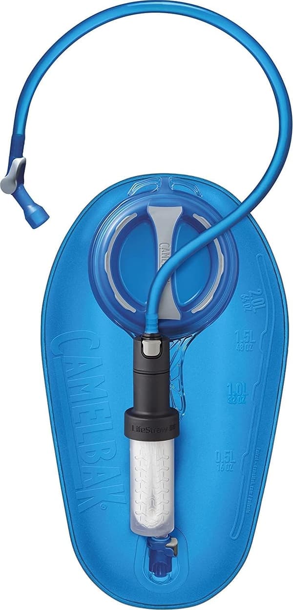 CAMELBAK CRUX RESERVOIR 2L inc LIFESTRAW FILTRATION KIT, Camelbak Crux filter
