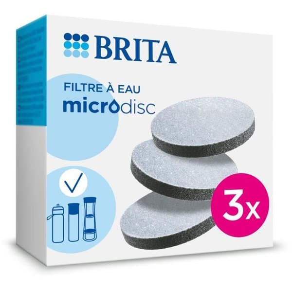 BRITA Pack 3-skivor för FILL &amp; SERVE-filterflaska