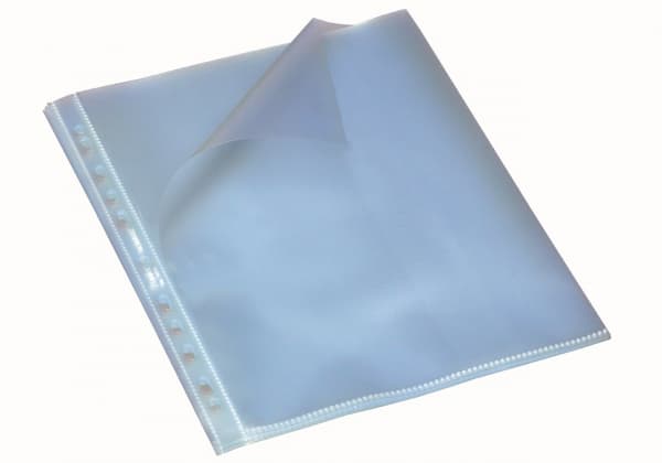 Bantex Lomme Med Topppning og Langs Hullkant 0,12 Mm, Trans
