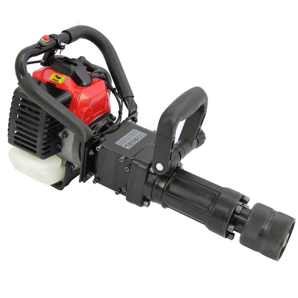 2-takts Bensindriven 40 cc Stolpslagare med Verktygssats Staket Stolpe Stängsel Stolpdrivare Jack Hammer Handhållen Portabel 65 mm ⌀