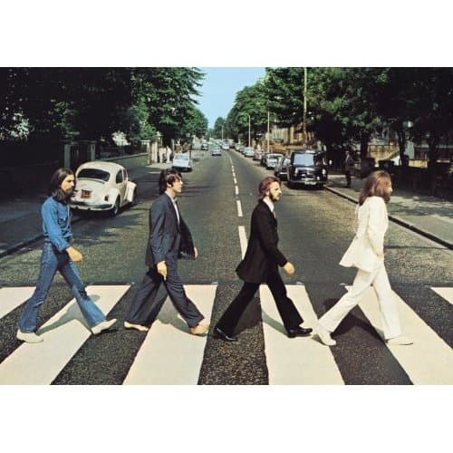The Beatles Postcard: Abbey Road Crossing (Standard)