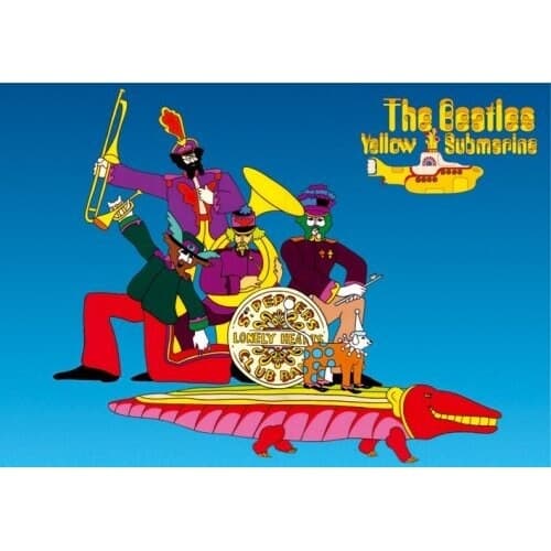 The Beatles Postcard: Yellow Submarine (Standard)