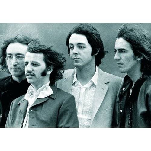 The Beatles Postcard: Windswept Group (Giant)