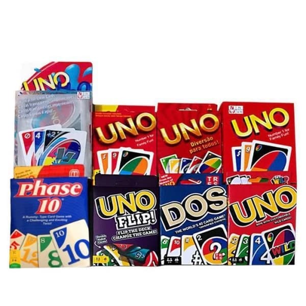 UNO Solitaire - DOS-versionskort - Klassiska brädspel - Multiplayer Party Entertainment