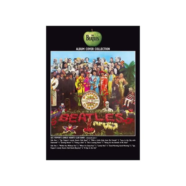 The Beatles Sgt Pepper Postcard Black/Multicoloured One Size