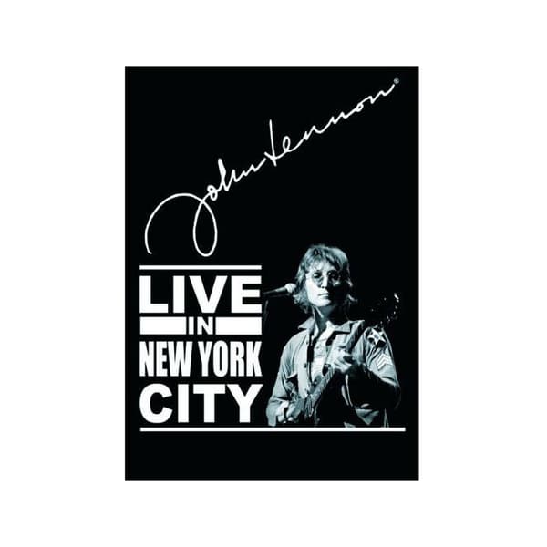 John Lennon Live In New York City Postcard
