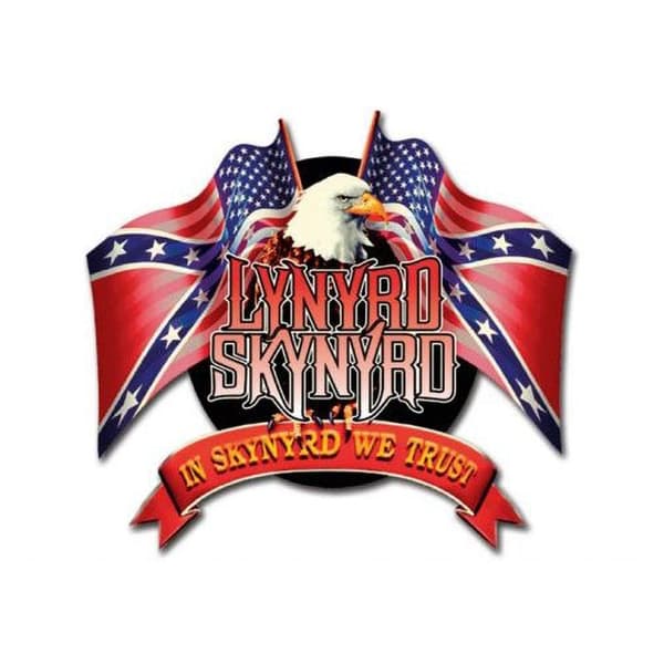 Lynyrd Skynyrd Eagle Postcard Red/Blue/White One Size